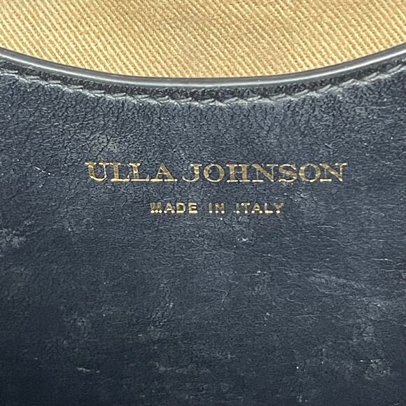 Ulla Johnson Hilma Leather Bucket Bag - Black - Top Handle - Crossbody - Picture 10 of 13